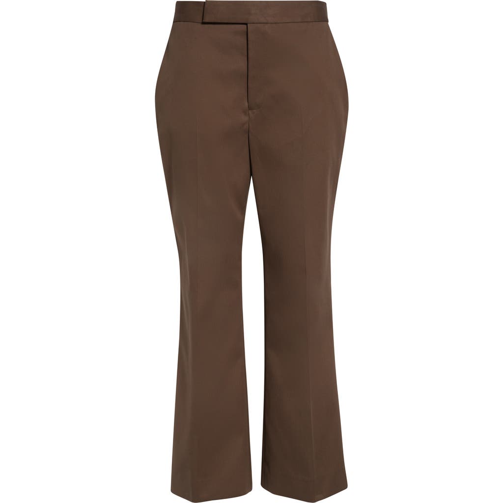 PARTOW PARTOW Sullivan Creased Flared Cotton Twill Pants