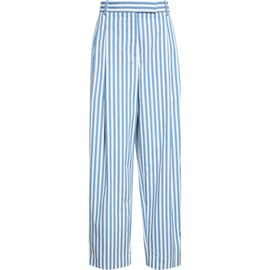PARTOW PARTOW Varick Stripe Cotton Straight Leg Pants