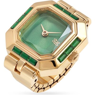 PASCAL PASCAL Sofia Prism Cocktail Ring Watch, 21mm