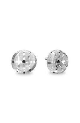 PASCAL PASCAL The Basketball Leaking Ball Diamond Earrings