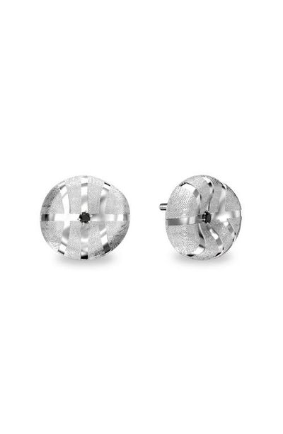 PASCAL PASCAL The Basketball Leaking Ball Diamond Earrings