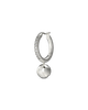 PASCAL PASCAL The Tennis Ball Hoop Earring, White Diamond Pavé - 2