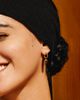 PASCAL PASCAL The Tennis Hoop Earrings, White Diamond - 2