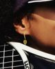 PASCAL PASCAL The Tennis Hoop Earrings, White Diamond - 3