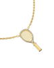 PASCAL PASCAL The Tennis Necklace, White Diamond Halo - 2
