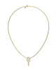 PASCAL PASCAL The Tennis Necklace, White Diamond Halo - 4