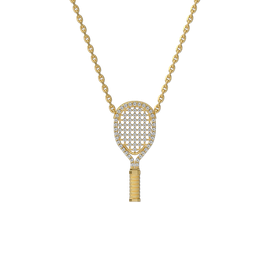 PASCAL PASCAL The Tennis Necklace, White Diamond Pavé
