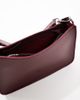 PASQ PASQ 90s minimal shoulder bag with detachable crossbody strap in burgundy-Red - 2