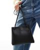 PASQ PASQ box bag with adjustable crossbody strap in black - 2