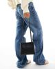 PASQ PASQ box bag with adjustable crossbody strap in black - 4