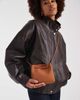 PASQ PASQ box bag with crossbody strap in tan-Brown - 2