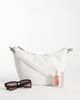 PASQ PASQ curved slouch cross body bag in white - 2