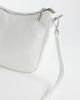 PASQ PASQ curved slouch cross body bag in white - 4
