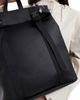 PASQ PASQ double clip roll top backpack in black - 2