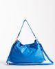 PASQ PASQ drawstring clutch purse with shoulder strap in blue - 4