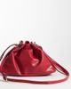 PASQ PASQ drawstring grab bag with shoulder strap in red - 4