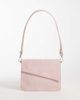 PASQ PASQ faux reptile cross body bag in pink - 1