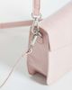 PASQ PASQ faux reptile cross body bag in pink - 3