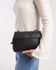 PASQ PASQ flap-over crossbody bag in black - 3