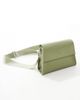 PASQ PASQ flapover classic crossbody bag in matcha green - 2