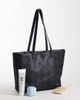 PASQ PASQ large weave tote bag in black - 2