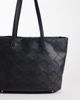PASQ PASQ large weave tote bag in black - 4