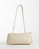 PASQ PASQ minimal long strap shoulder bag in cream-White - 1