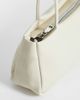 PASQ PASQ minimal long strap shoulder bag in cream-White - 3