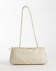 PASQ PASQ minimal long strap shoulder bag in cream-White - 4