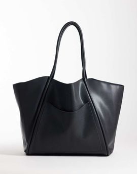 PASQ PASQ oversized tote bag in black