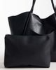 PASQ PASQ oversized tote bag in black - 3