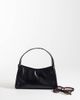 PASQ PASQ shiny faux croc shoulder bag in black - 2
