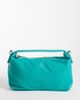 PASQ PASQ soft zip top grab bag with crossbody strap in aqua-Blue - 1