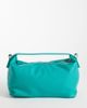 PASQ PASQ soft zip top grab bag with crossbody strap in aqua-Blue - 4