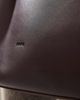 PASQ PASQ structured shoulder bag in dark brown - 3