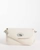 PASQ PASQ twist lock cross body bag in cream-White - 1