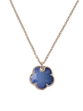 Pasquale Bruni Women's Petit Joli 18K Rose Gold & Multi-Gemstone Flower Pendant Necklace