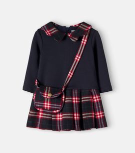 Patachou Patachou Baby plaid cotton dress