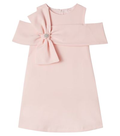 Patachou Patachou Bow-detail embellished dress