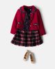 Patachou Patachou Bow-detail plaid cotton dress - 2