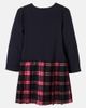 Patachou Patachou Bow-detail plaid cotton dress - 3