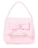 Patachou Patachou Bow-detail tweed shoulder bag - 1
