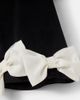 Patachou Patachou Bow-detail velvet dress - 4