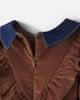 Patachou Patachou Denim-trimmed cotton-blend corduroy dress - 4
