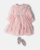 Patachou Patachou Embroidered ruffled gathered tulle dress - 2