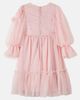 Patachou Patachou Embroidered ruffled gathered tulle dress - 3
