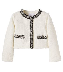Patachou Patachou Embroidered tweed jacket
