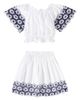 Patachou Patachou Floral cotton top and skirt set - 4