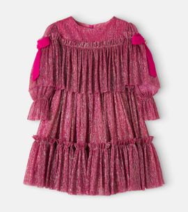 Patachou Patachou Glitter tiered tulle dress