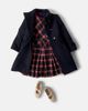 Patachou Patachou Plaid ruffled dress - 2